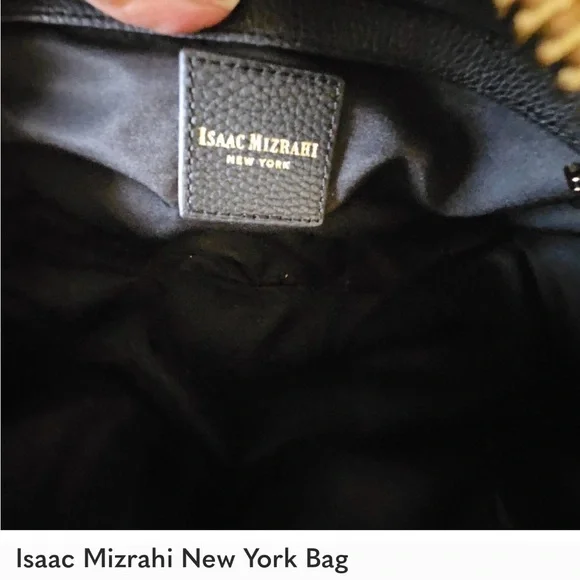 ISAAC MIZRAHI - Beautiful Straw And Leathet bag. - Picture 11 of 15